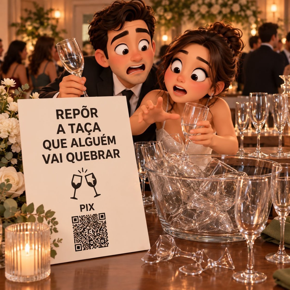 Repor a taça que alguém vai quebrar